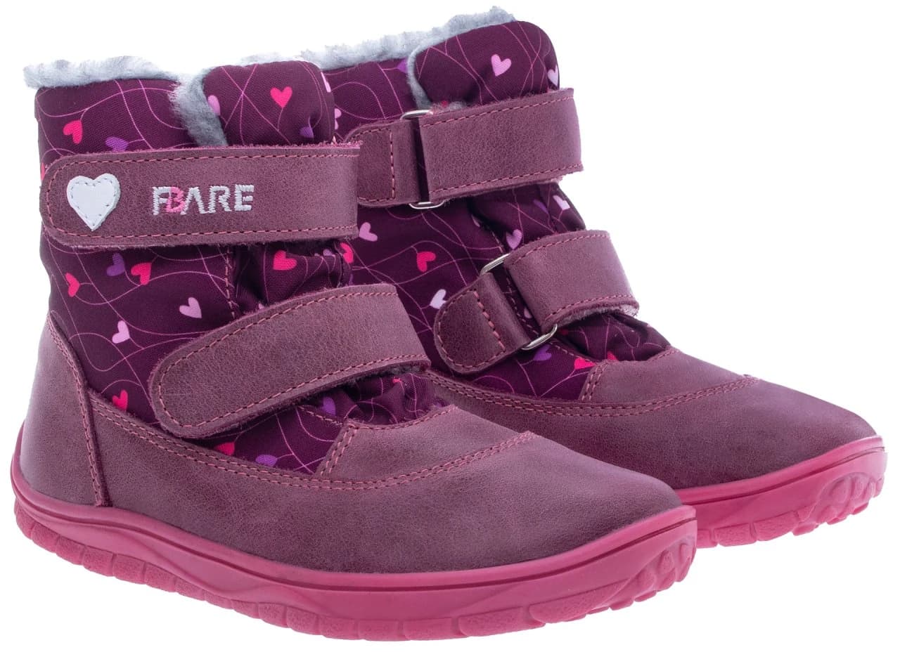 Детские зимние FARE BARE FINKY — бордовые, фото 2