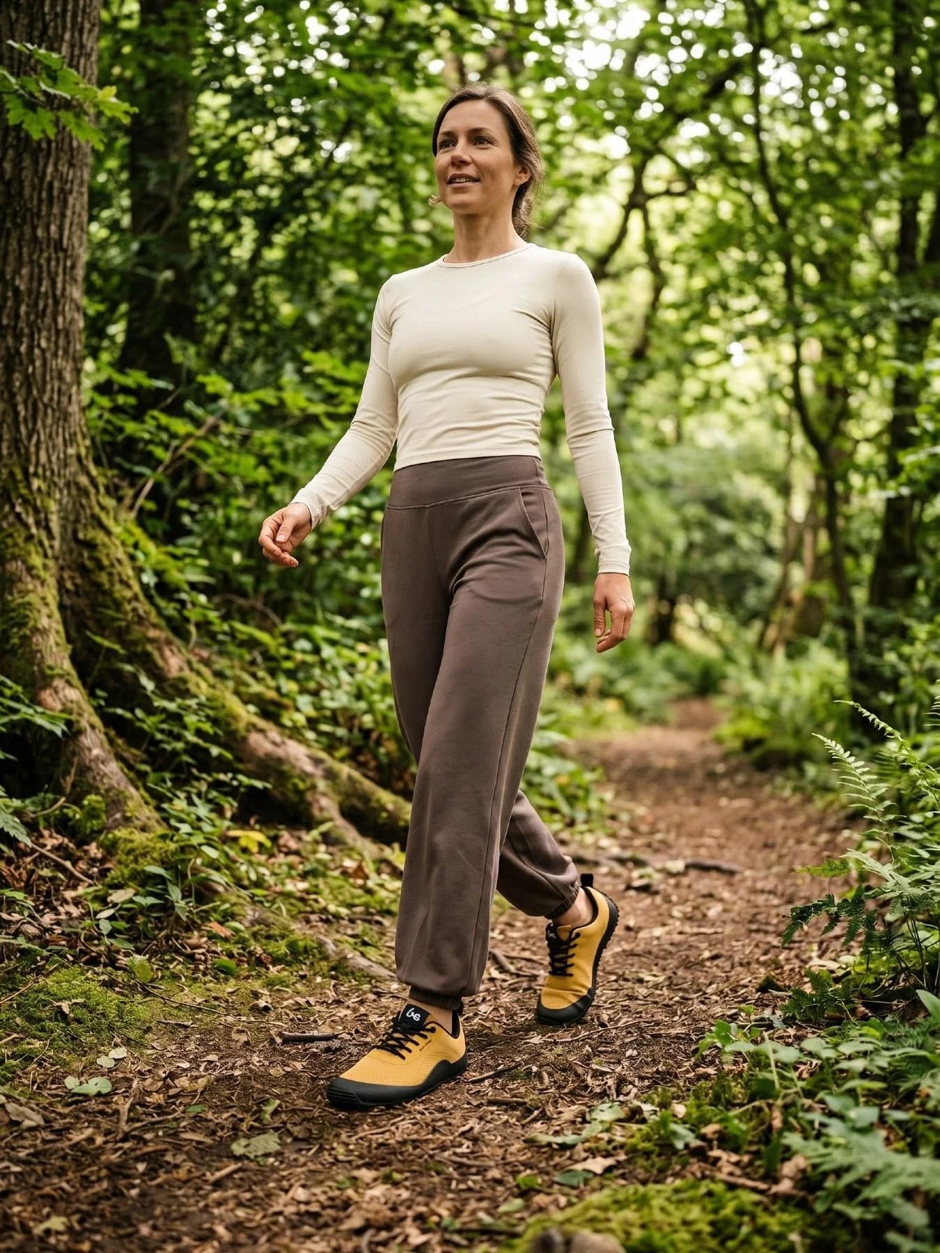 Босоногие кроссовки Be Lenka Trailair — Mustard, фото 10