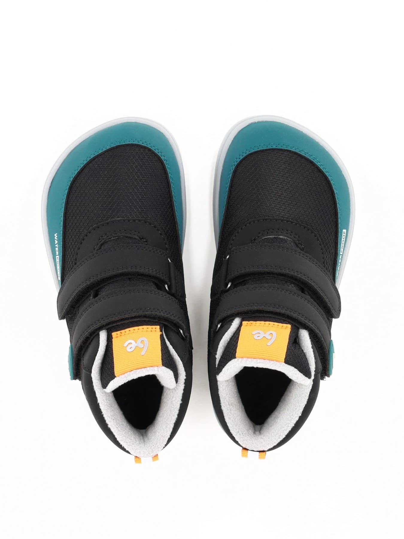 Детские зимние ботинки Be Lenka Zippu Kids — чёрно-зелёные, фото 4