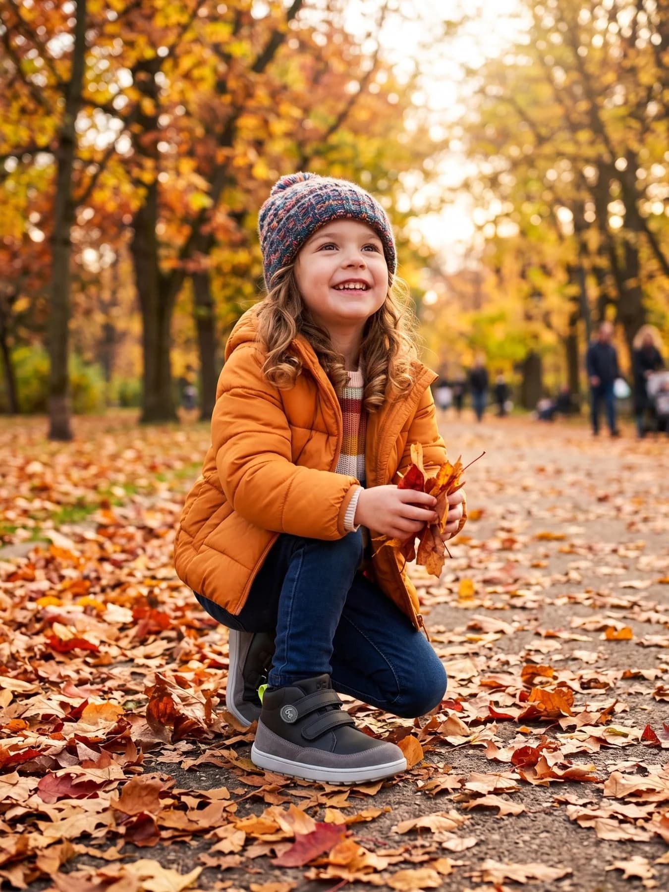 Детская босоногая обувь Be Lenka Elio Kids — чёрно-серая, фото 2