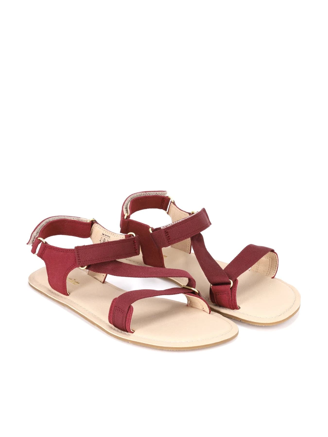 Босоногие сандалии Be Lenka Flexi 2.0 — бордовые, фото 3