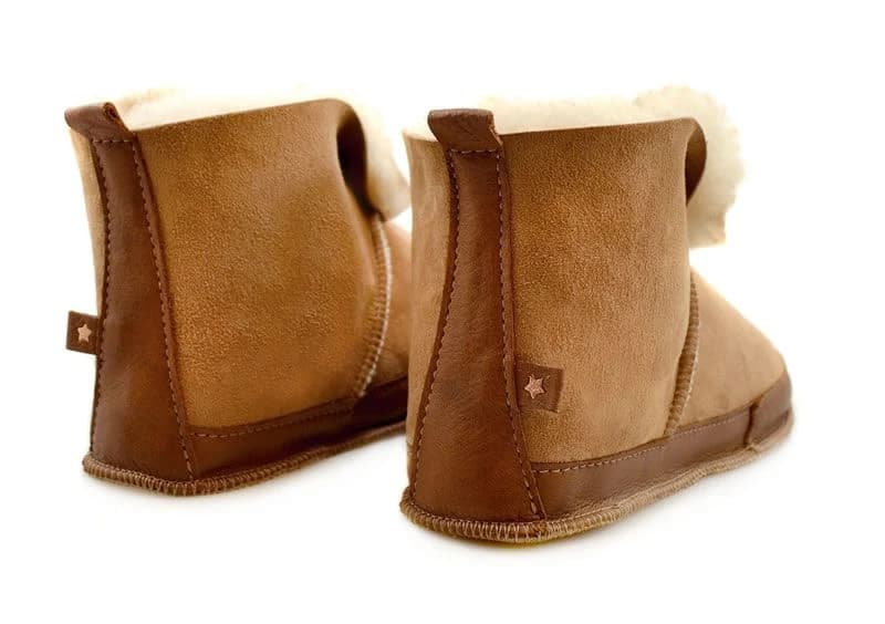 Softstar Fireside Sheepskin Slippers — Chestnut / Stonytip · Wide · для взрослых, фото 3
