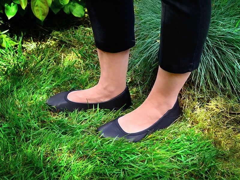 Softstar Ballerine Flat - Leather Sole — Black · Wide, Black Bullhide Leather · для взрослых, фото 6