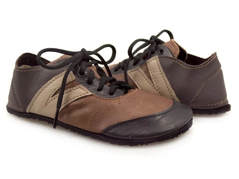 Softstar PRIMAL RunAmoc — AGED Acorn / Chocolate · Wide, Lightning (5mm Vibram rubber) · для подростков, фото 2