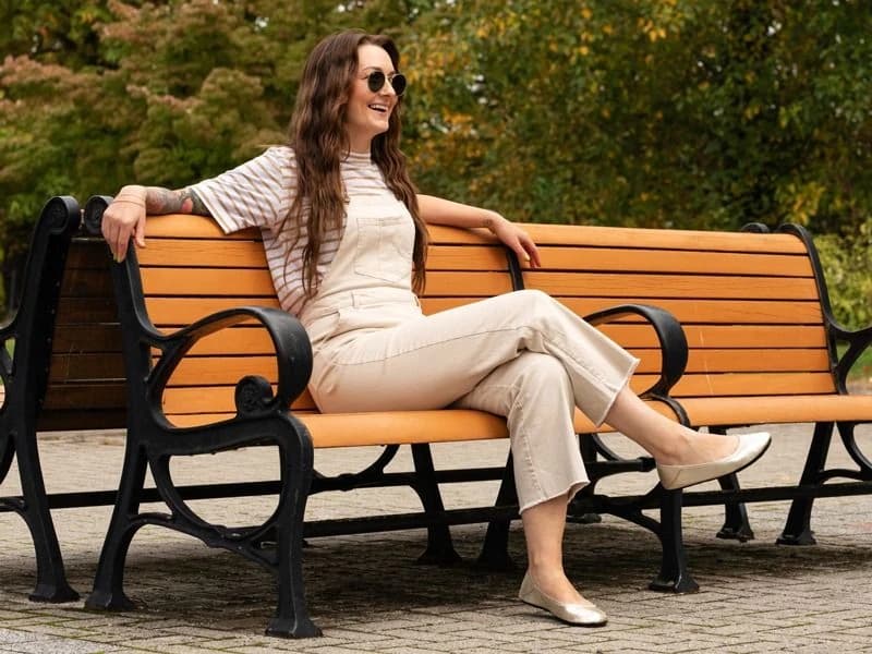 Softstar Ballerine Flat — SHINY Platinum · Regular · для взрослых, фото 6