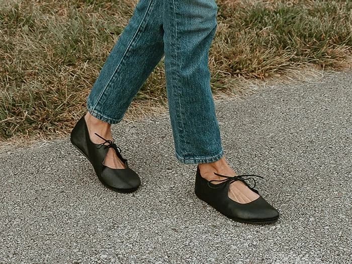 Softstar Vintage Tie Ballerine Flat — Black · REGULAR · для взрослых, фото 6