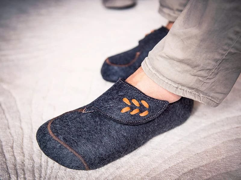 Softstar Merino Zen Moccasin — Charcoal · для подростков, фото 6