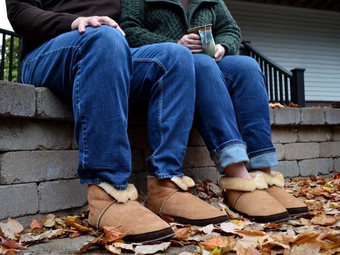 Softstar S'more Sheepskin Slippers — Coffee / Stonytip · Wide · для взрослых, фото 10
