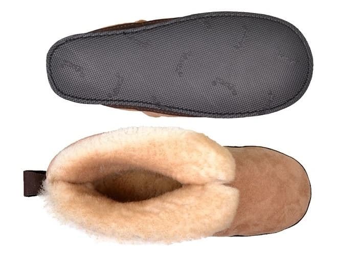 Softstar S'more Sheepskin Slippers — Coffee / Stonytip · Wide · для взрослых, фото 3