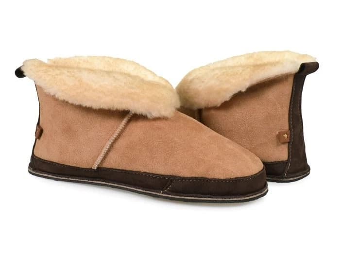 Softstar S'more Sheepskin Slippers — Coffee / Stonytip · Wide · для взрослых, фото 2