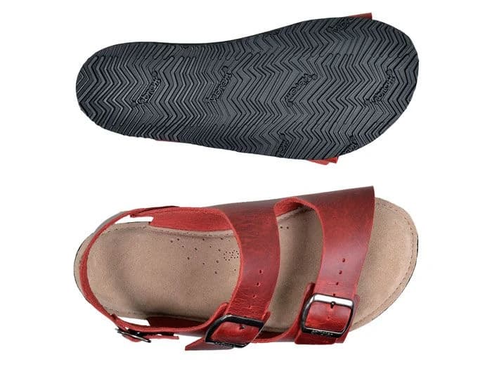 Softstar Camino Sandal — Crimson (limited supply) · Lightning (5mm Vibram rubber) · для взрослых, фото 3