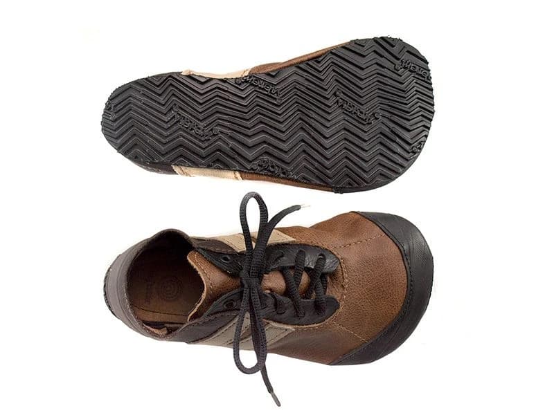Softstar PRIMAL RunAmoc — AGED Acorn / Chocolate · Wide, Lightning (5mm Vibram rubber) · для подростков, фото 3