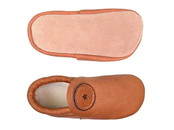 Softstar Roo Moccasin - Smooth Leather — Light Deer +$10 · Regular · для детей, фото 3