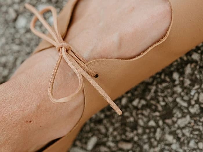 Softstar Vintage Tie Ballerine Flat — Macadamia · WIDE · для взрослых, фото 5