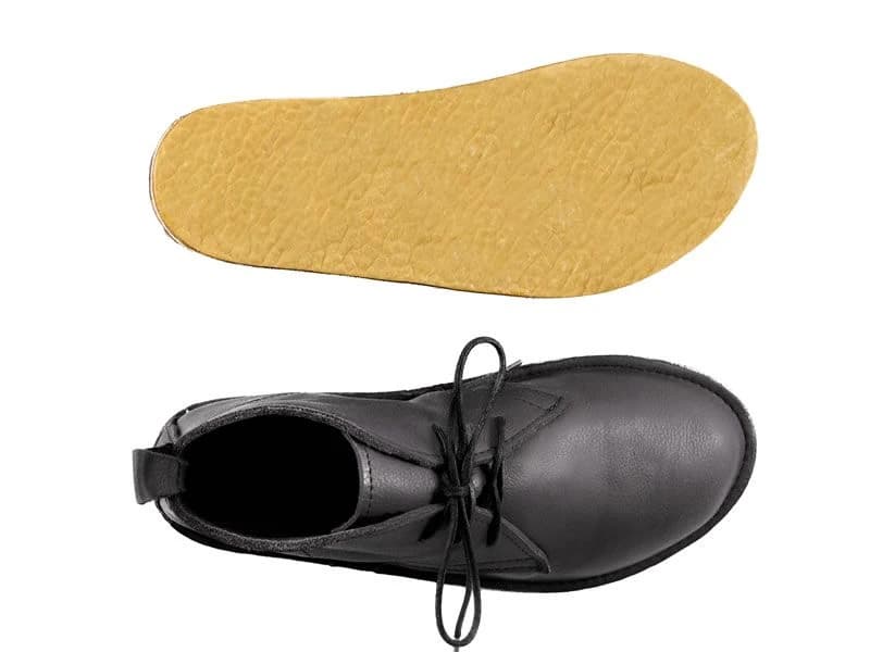 Softstar Hawthorne Chukka - Leather Sole — Onyx · Wide, Tan Bullhide Leather · для взрослых, фото 3