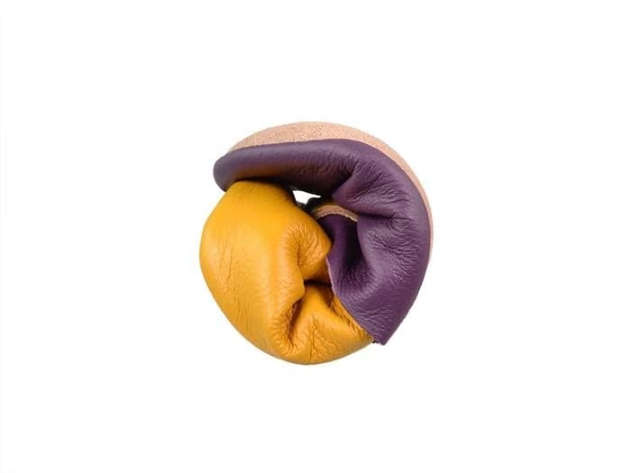 Softstar Roo Moccasin - Smooth Leather — Elderberry / Dijon · Wide · для детей, фото 4