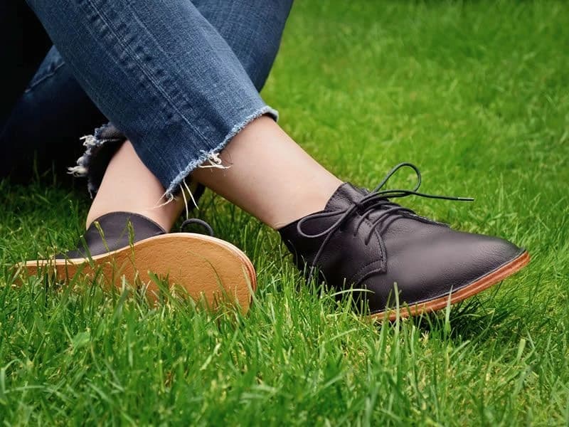 Softstar Hawthorne Chukka - Leather Sole — Onyx · Wide, Tan Bullhide Leather · для взрослых, фото 5