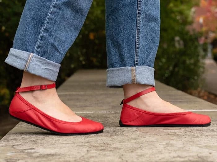 Softstar Ankle Strap Ballerine Flat — Blaze · Wide · для взрослых, фото 5