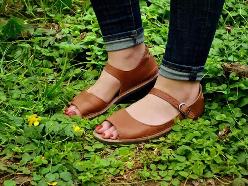Softstar Solstice Sandal — AGED Whiskey · Wide · для взрослых, фото 6