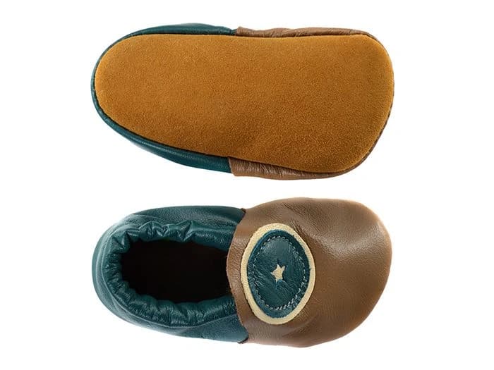 Softstar Buttercup Moccasin — Taupe / Teal · для малышей, фото 3