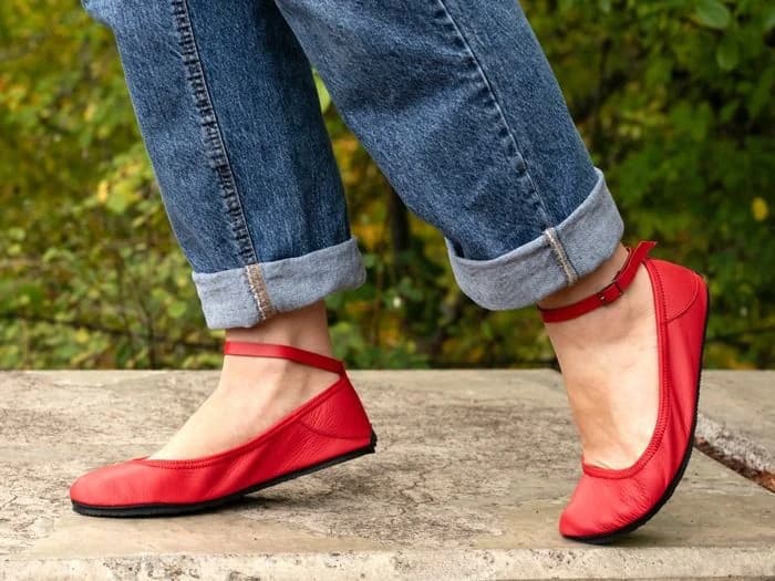 Softstar Ankle Strap Ballerine Flat — Blaze · Wide · для взрослых, фото 7