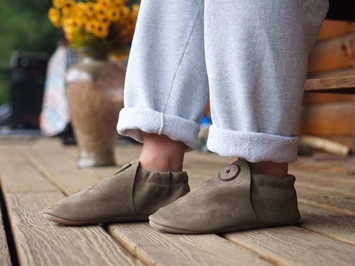 Softstar Roo Moccasin - Nubuck Leather — Loden · Wide · для взрослых, фото 5