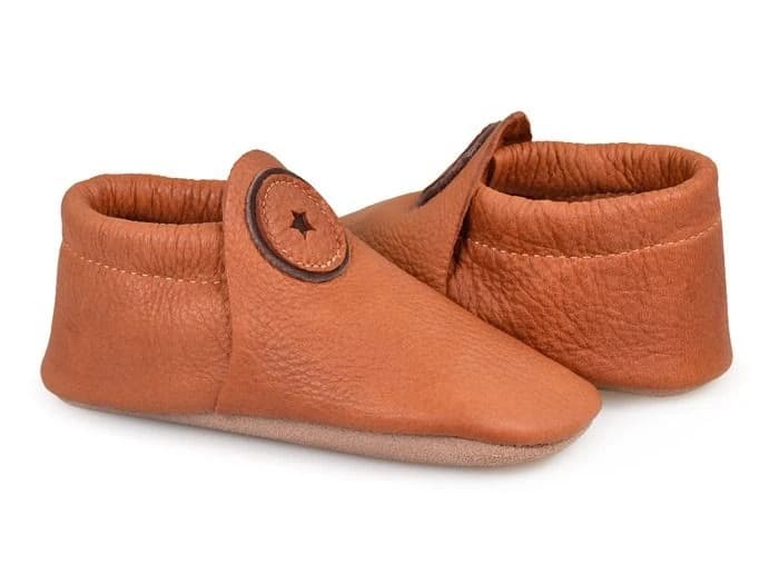 Softstar Roo Moccasin - Smooth Leather — Light Deer +$10 · Regular · для детей, фото 2