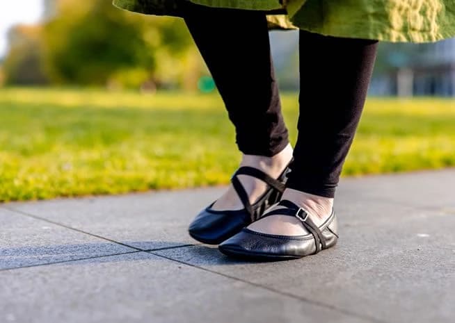 Softstar Ballerine Flat — Black with Sport Closure +$10 · Wide · для взрослых, фото 5