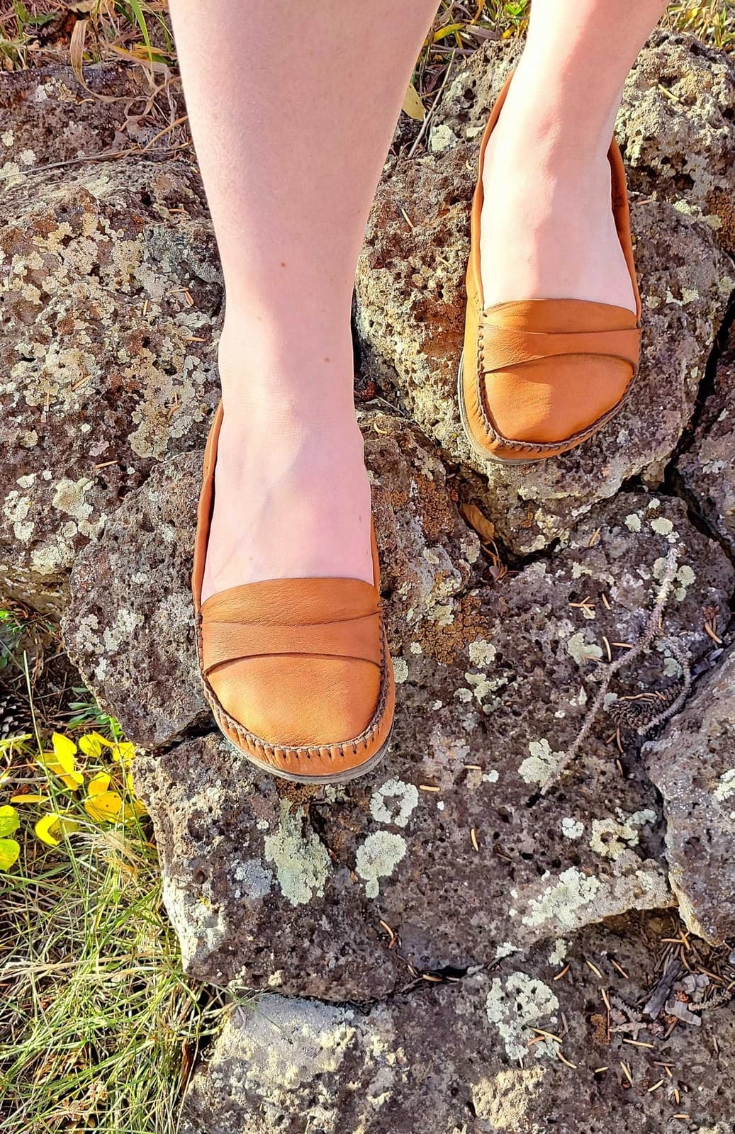 Женские балетки Unshoes Primrose — British Tan Finished (без банта), фото 4