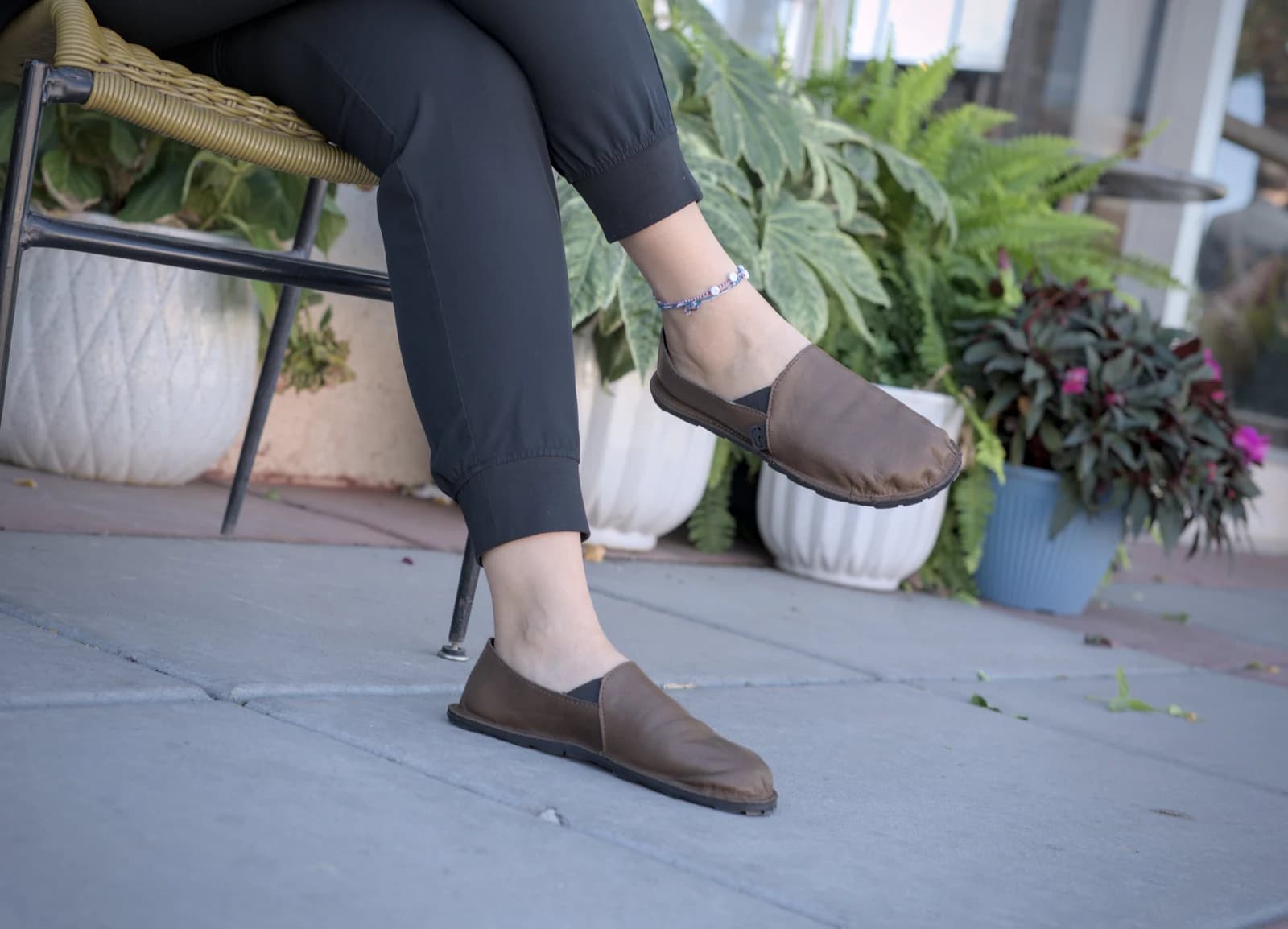 Кожаные полуботинки Unshoes Leather Vida — Brown, фото 2