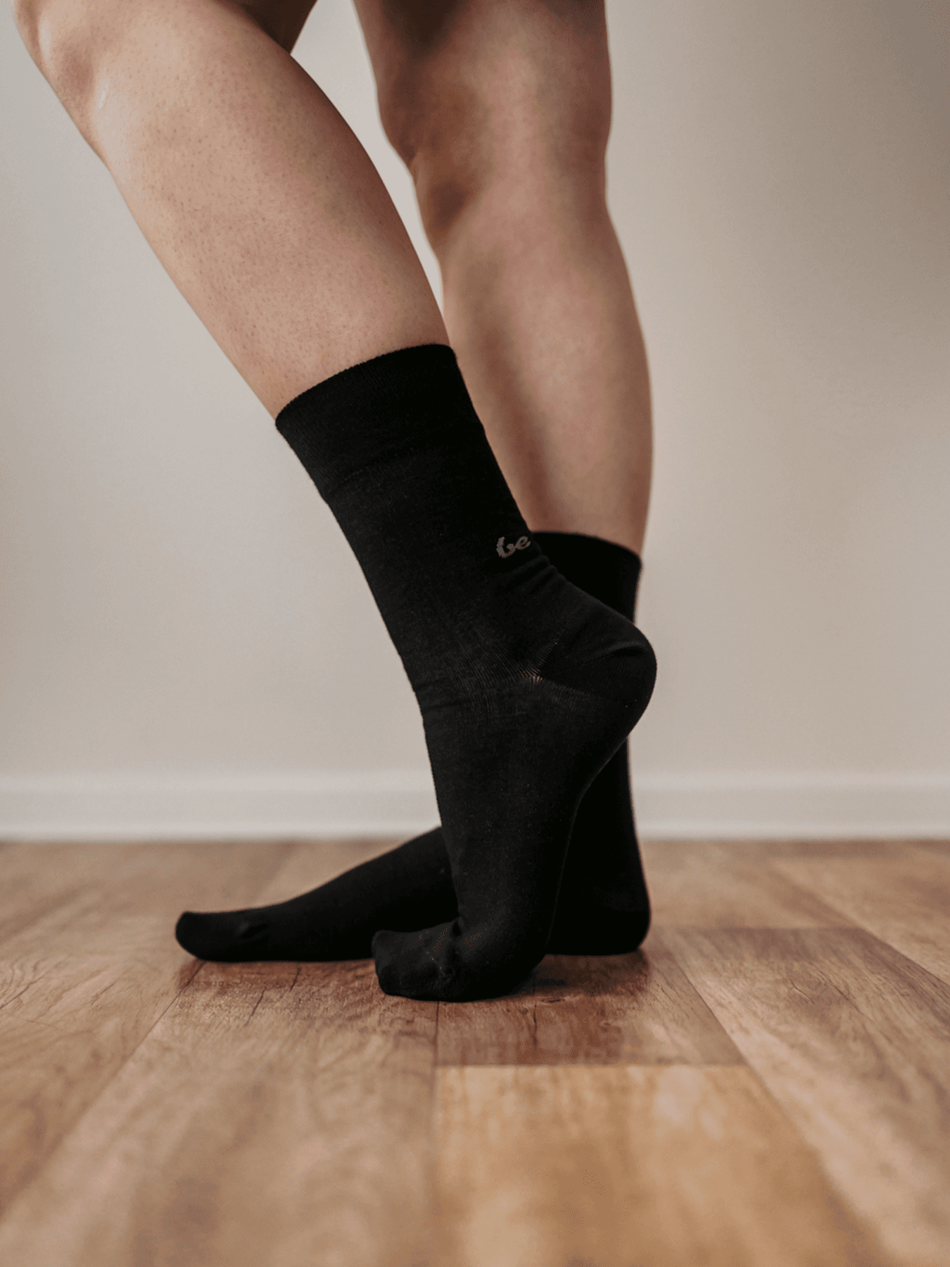 Barefoot Socks - Crew - Essentials – Black - thumbnail 5