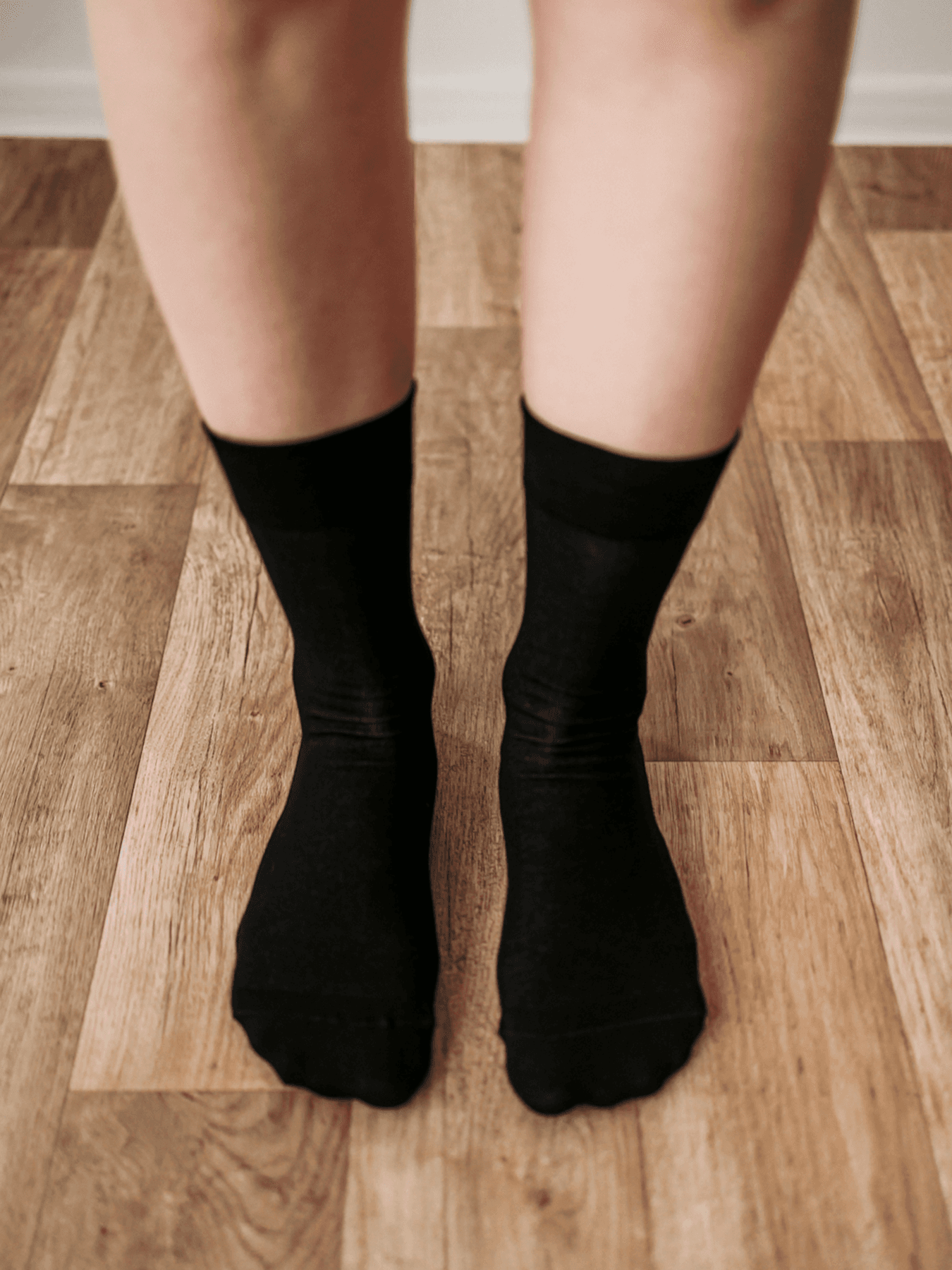 Barefoot Socks - Crew - Essentials – Black - thumbnail 6