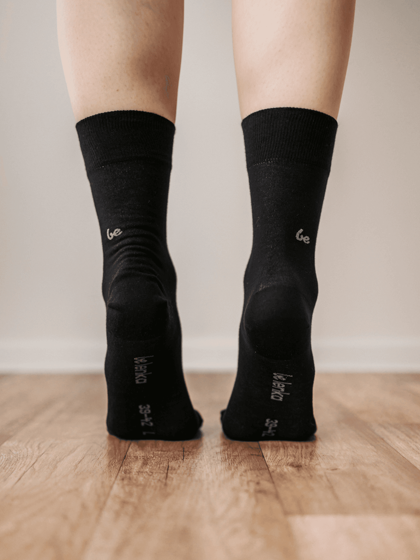 Barefoot Socks - Crew - Essentials – Black - thumbnail 7