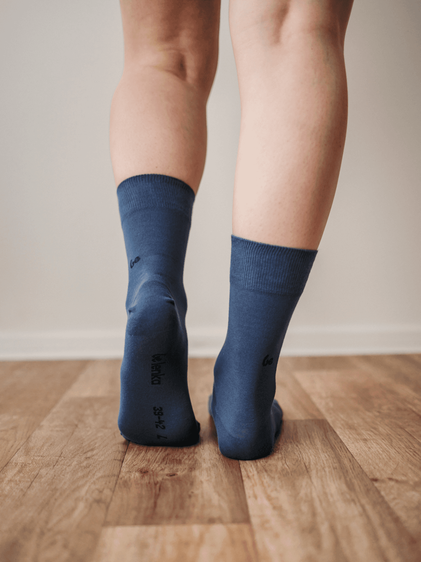 Barefoot Socks - Crew - Essentials – Blue - thumbnail 3