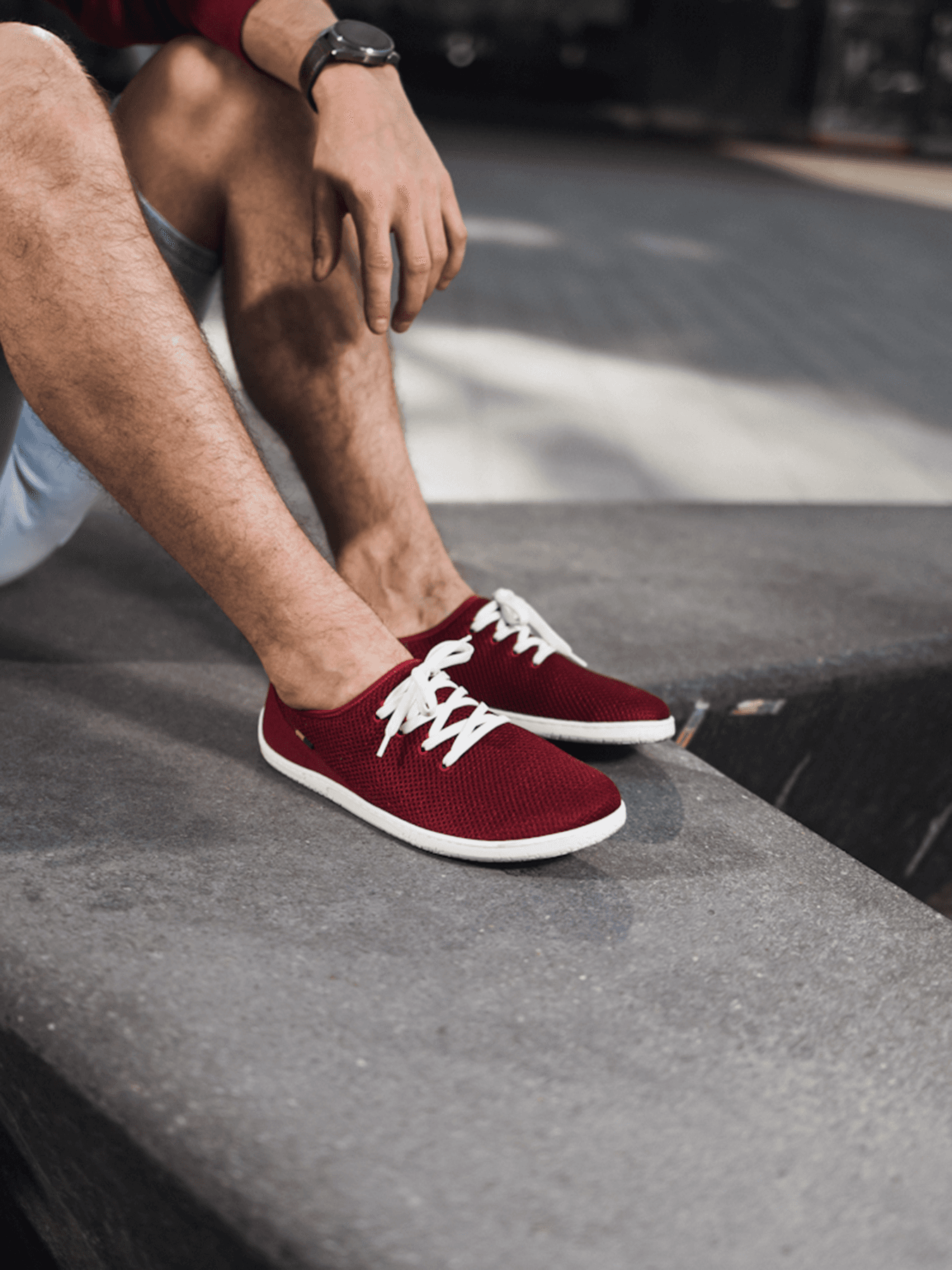 Barefoot Sneakers Be Lenka Dash - Wine Red - thumbnail 6