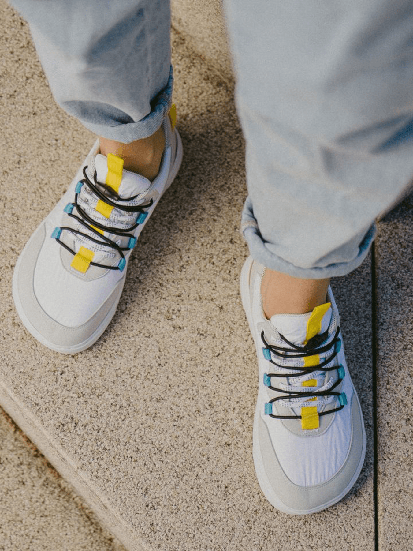 Barefoot Sneakers Barebarics Revive - White & Grey - thumbnail 4