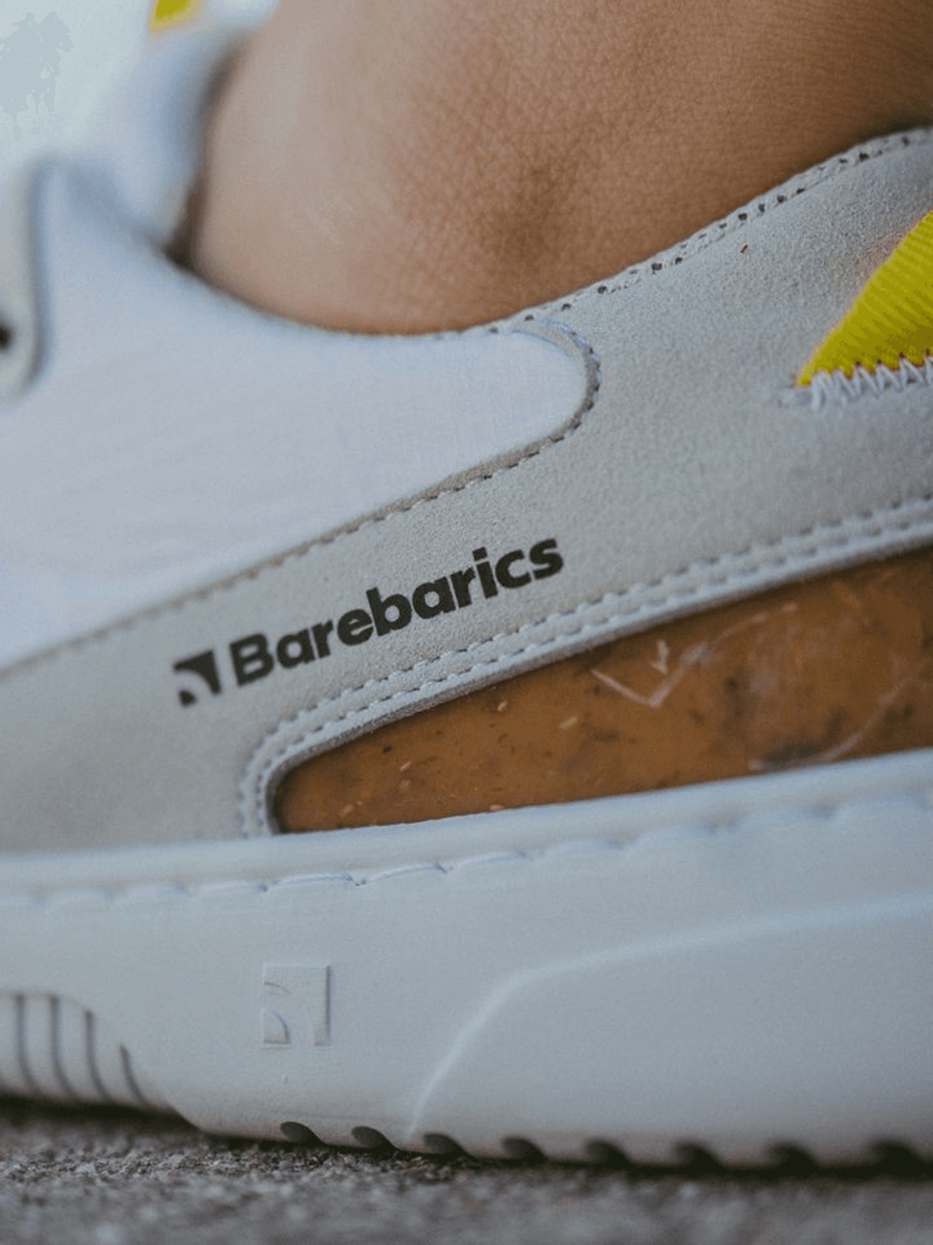 Barefoot Sneakers Barebarics Revive - White & Grey - thumbnail 6
