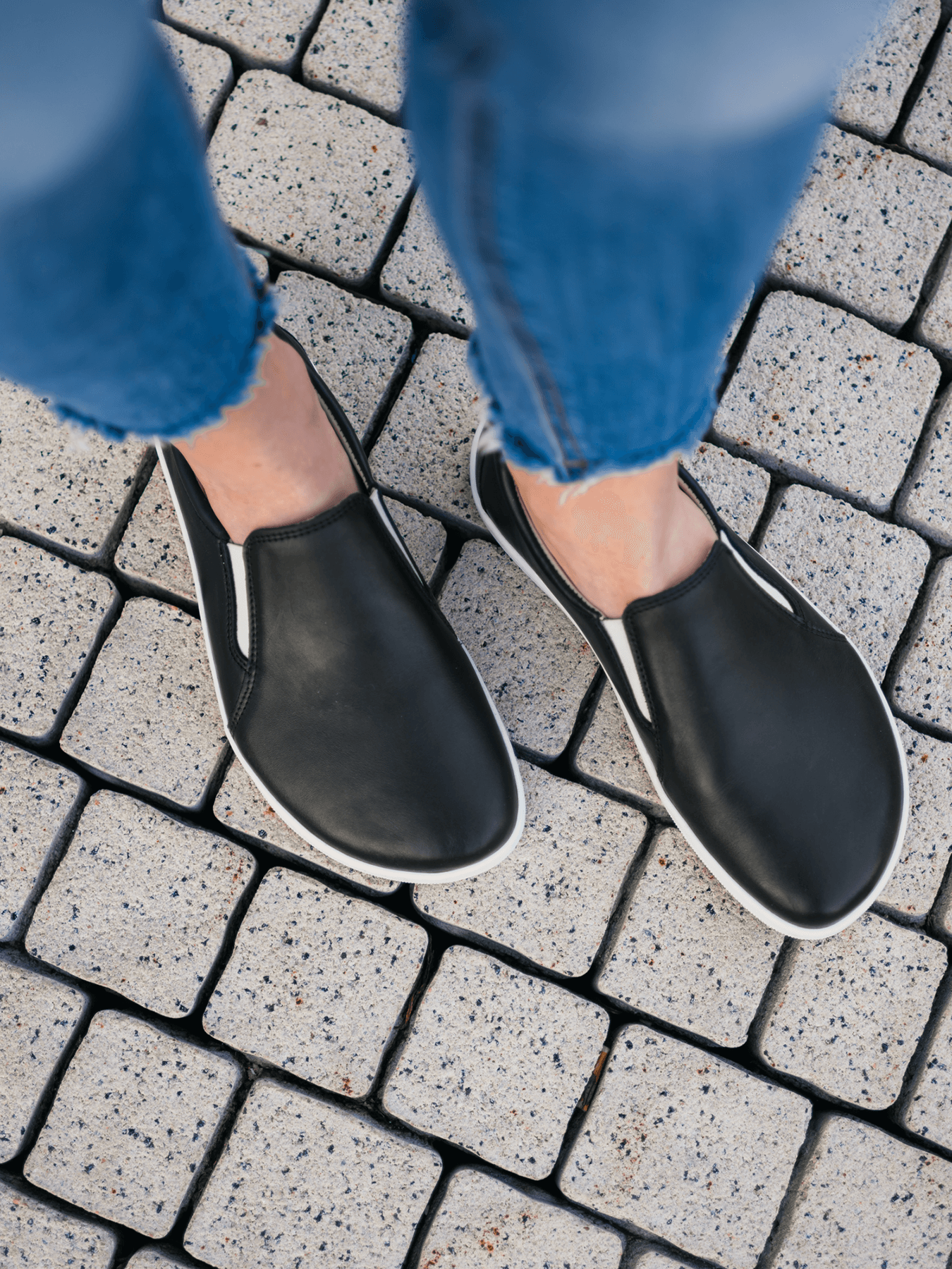 Barefoot Sneakers - Be Lenka Eazy Neo - Black & White - thumbnail 6