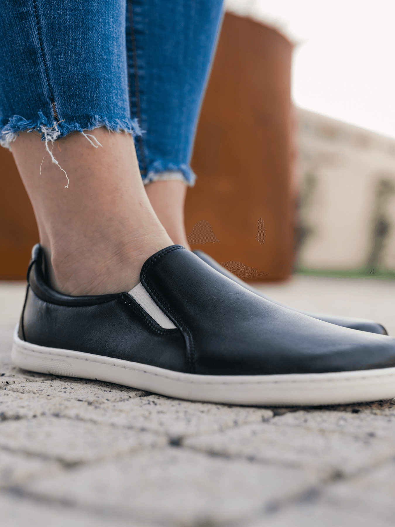 Barefoot Sneakers - Be Lenka Eazy Neo - Black & White - thumbnail 4