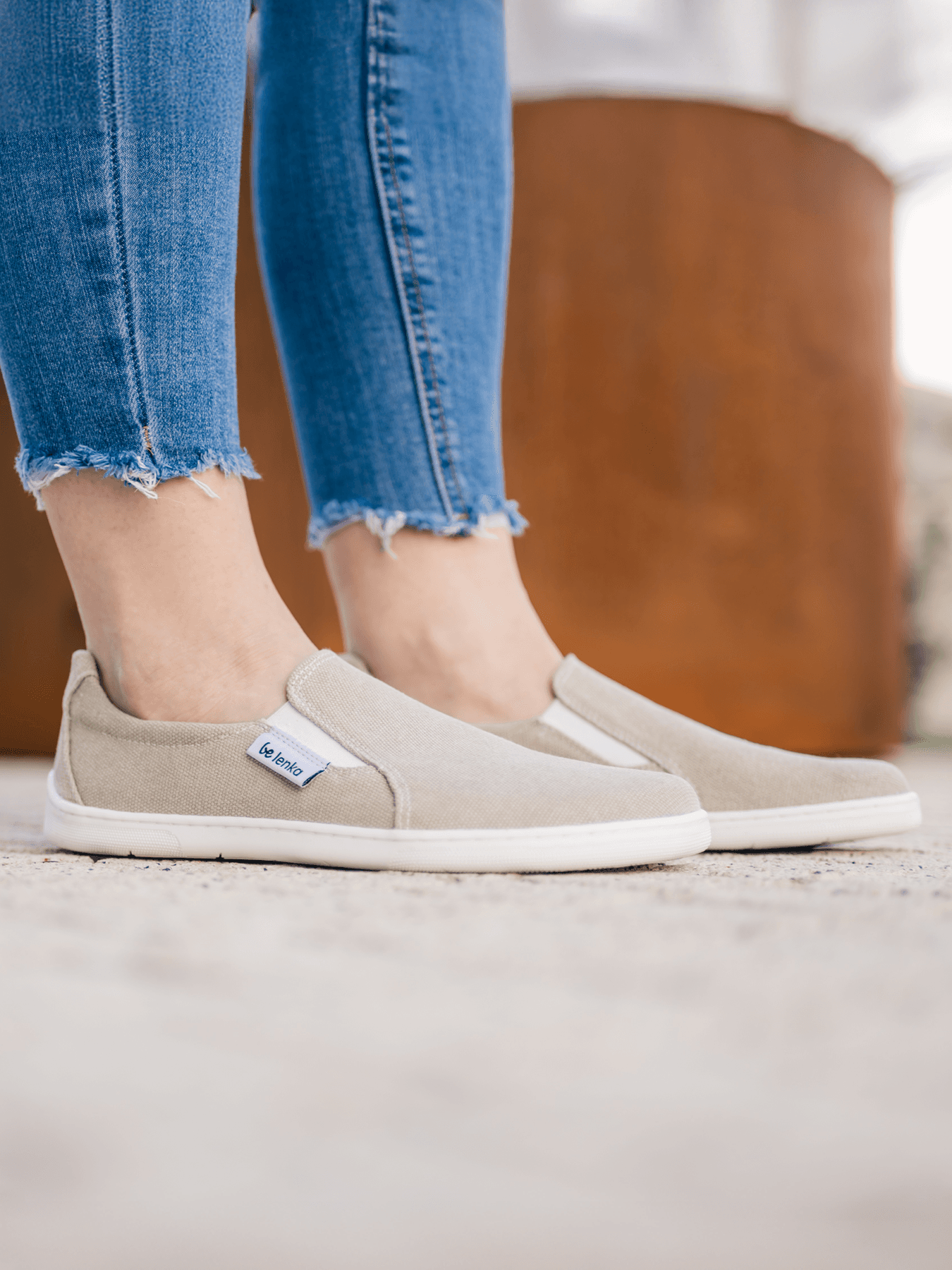 Barefoot Sneakers - Be Lenka Eazy Neo - Vegan - Sand - thumbnail 2
