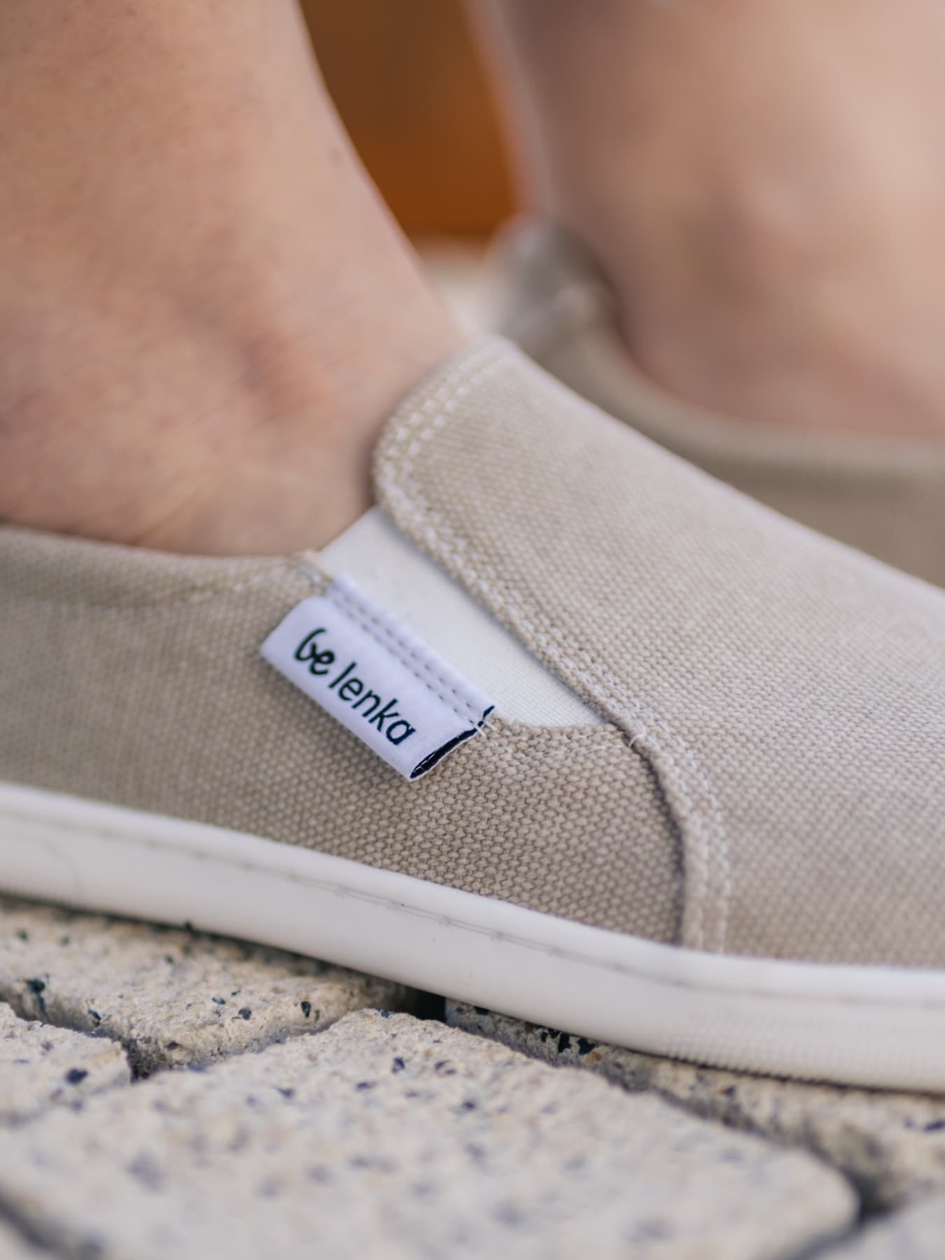 Barefoot Sneakers - Be Lenka Eazy Neo - Vegan - Sand - thumbnail 4