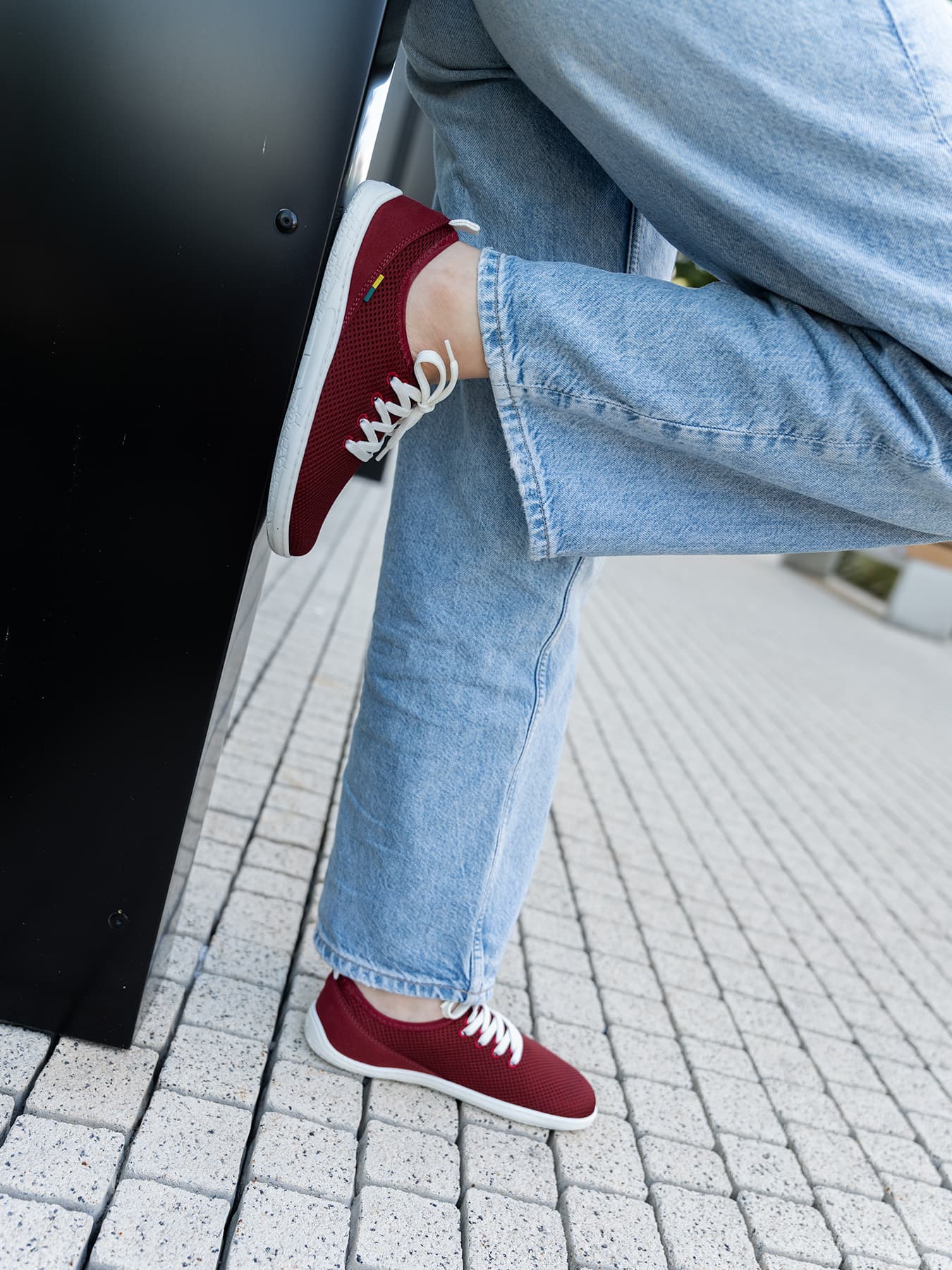Barefoot Sneakers Be Lenka Dash - Wine Red - thumbnail 4