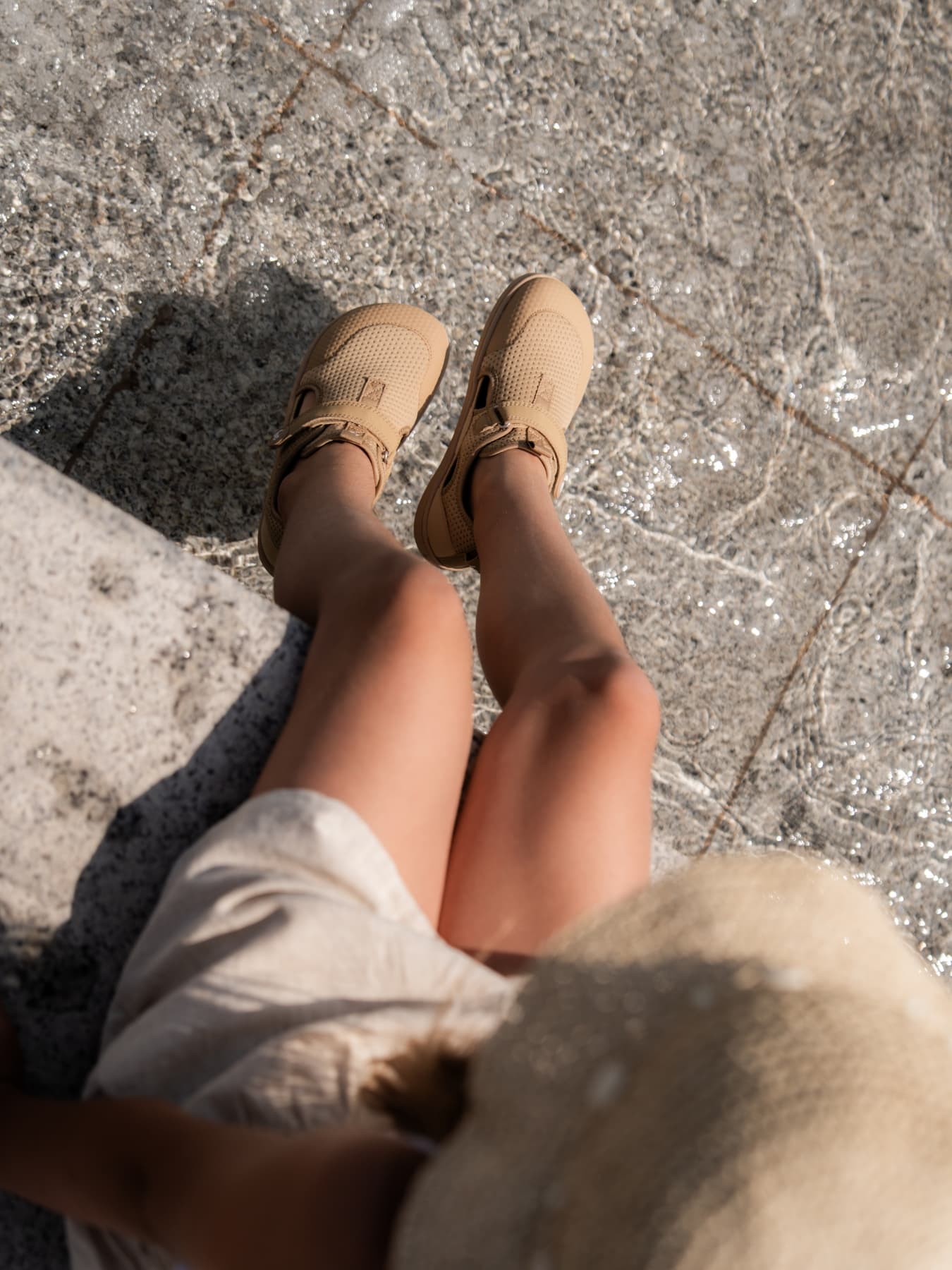 Kids barefoot sandals Zest Kids - Beige - thumbnail 8