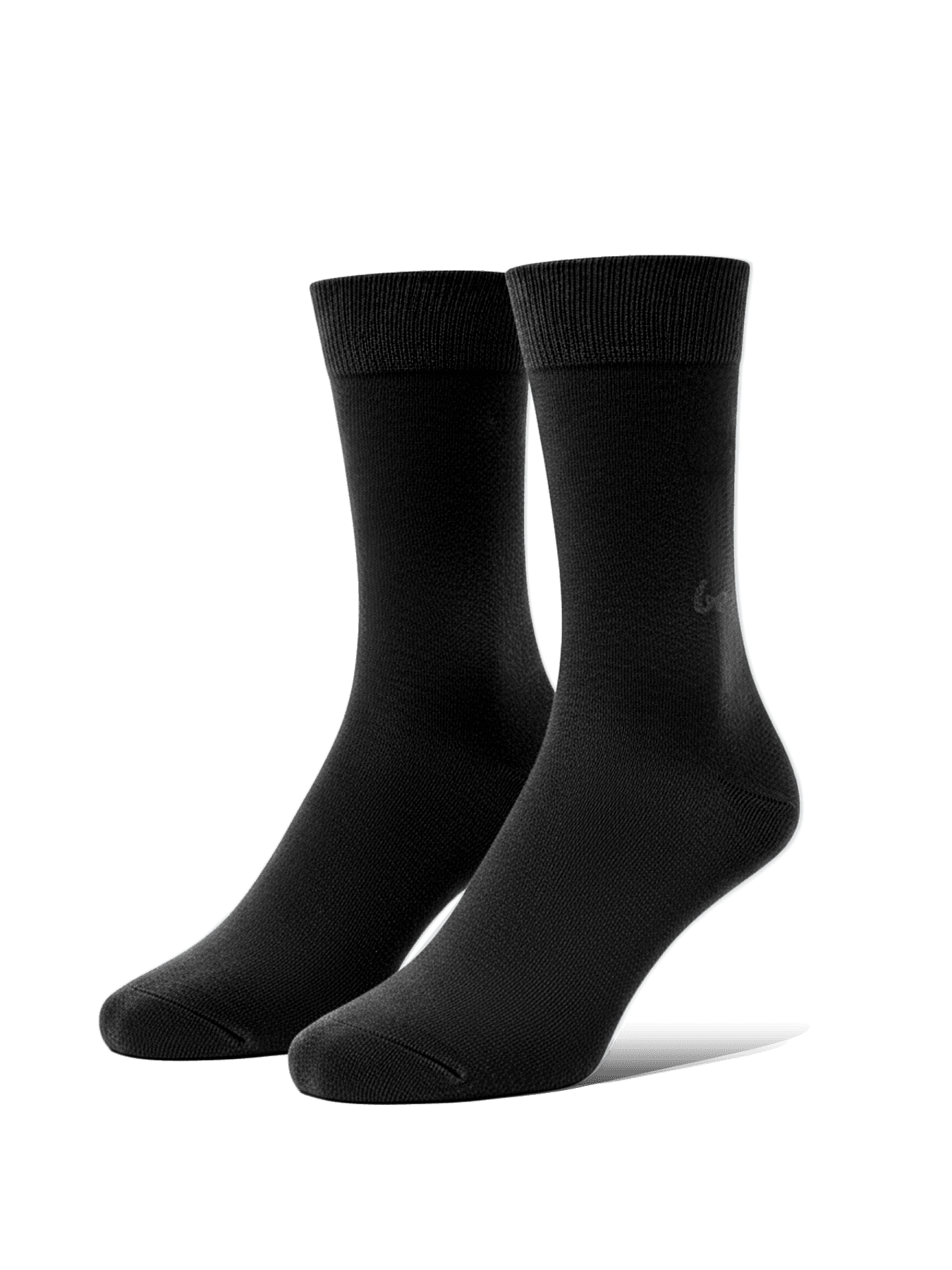 Barefoot Socks - Crew - Essentials – Black - Main