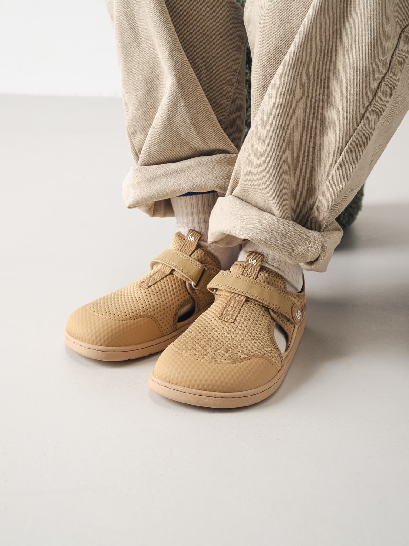 Kids barefoot sandals Zest Kids - Beige - thumbnail 2