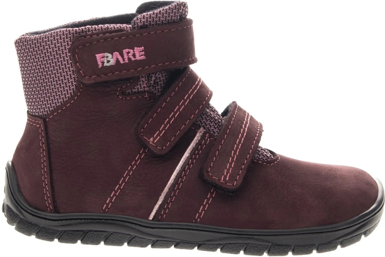 Детские FARE BARE FJORDKY — бордовые, фото 1 из 5