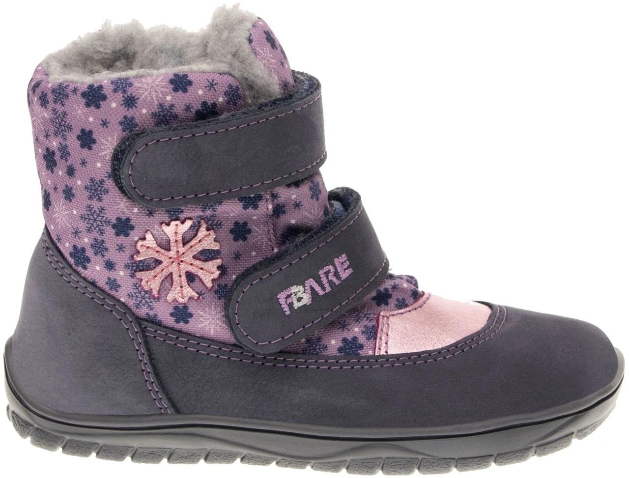 Детские зимние FARE BARE FINKY — розово-синие, фото 1 из 5