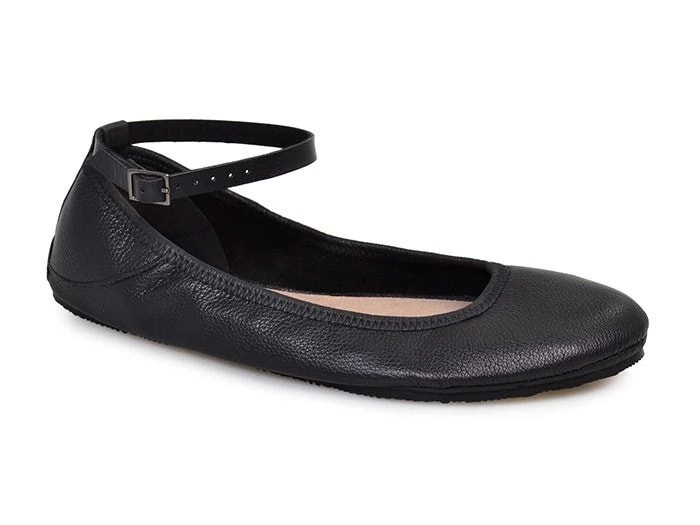 Softstar Ankle Strap Ballerine Flat — Black · Wide · для взрослых, фото 1 из 9