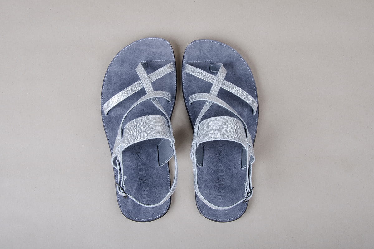 Босоногие сандалии Proalp Terra — серебристо-серый · полнота Plus, фото 1 из 4