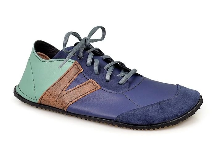 Softstar PRIMAL RunAmoc — Navy / Pacific - Suede Toe Cap · Wide, Lightning (5mm Vibram rubber) · для взрослых, фото 1 из 8